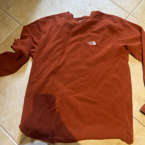 North face burnt orange crewneck - Picture 2 of 4